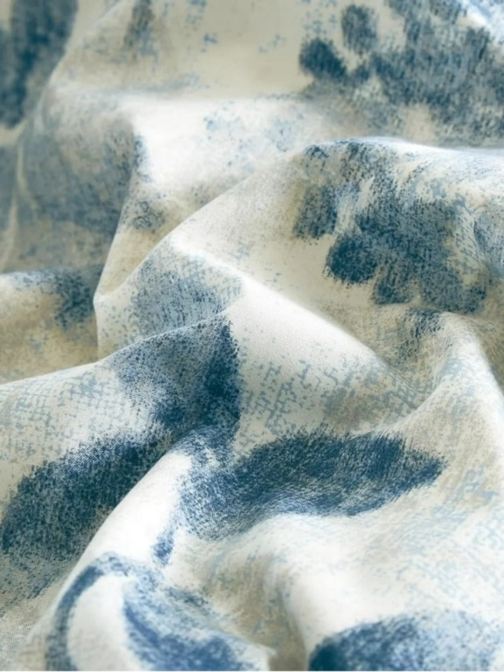 Blue Floral queen 3 piece Comforter Set